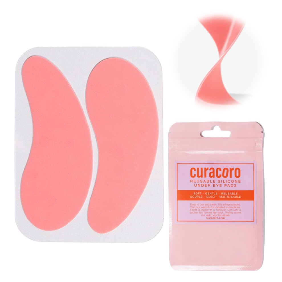 Curacoro Reusable Eye Pads Silicone Under Eye Patches Lash Lift Cover Eyelash Extension | Soft Pads For Sensitive Skin During Eyelash Perm Lamination
