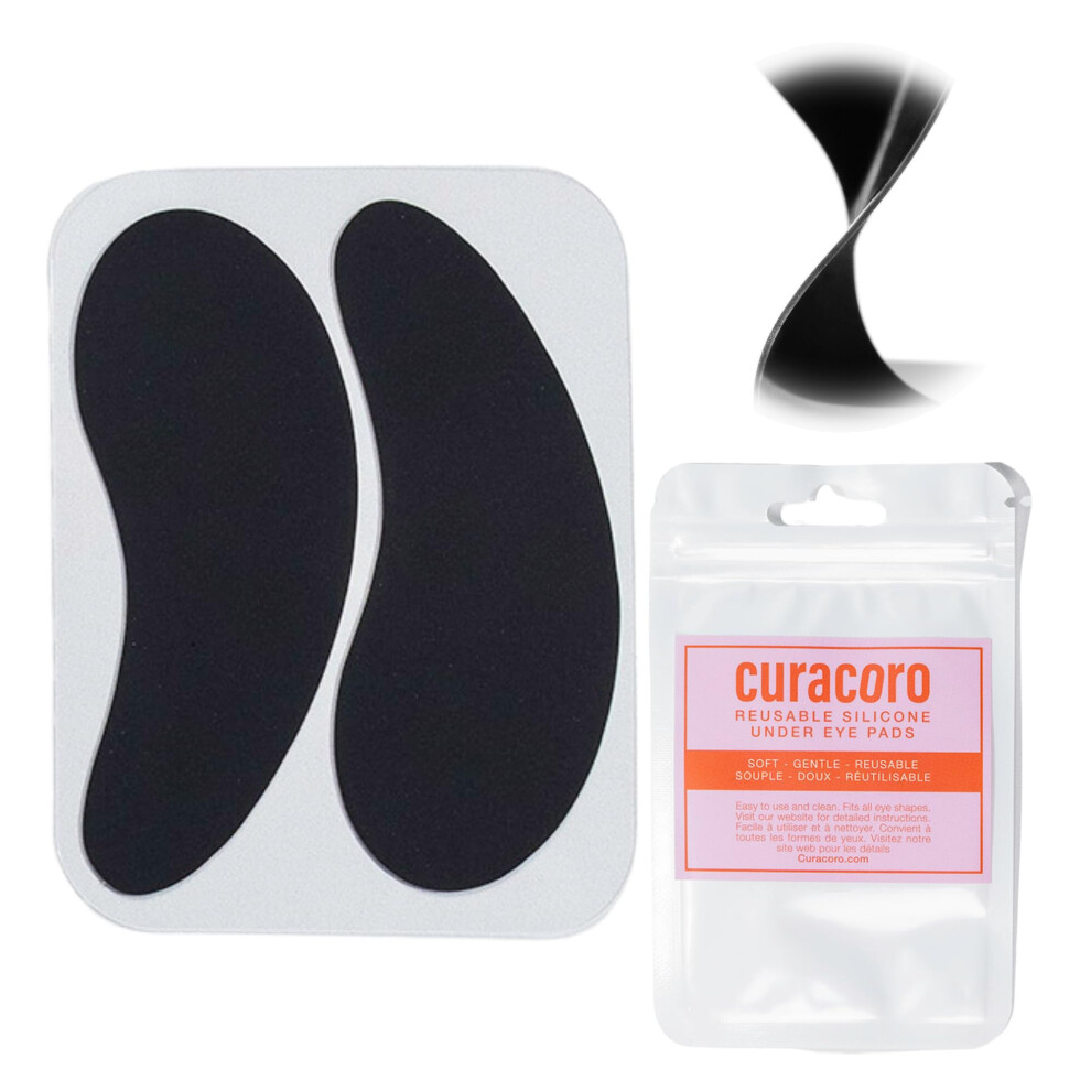 Curacoro Reusable Eye Pads Silicone Under Eye Patches Lash Lift Cover Eyelash Extension | Soft Pads For Sensitive Skin During Eyelash Perm Lamination