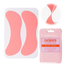 Curacoro Reusable Eye Pads Silicone Under Eye Patches Lash Lift Cover Eyelash Extension | Soft Pads for Sensitive Skin during Eyelash Perm Laminatio
