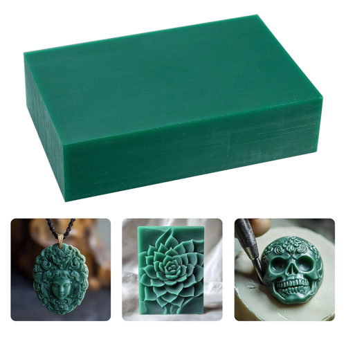 Casting Wax Block, Carving Wax for Making DIY Casting Mold,Green 2
