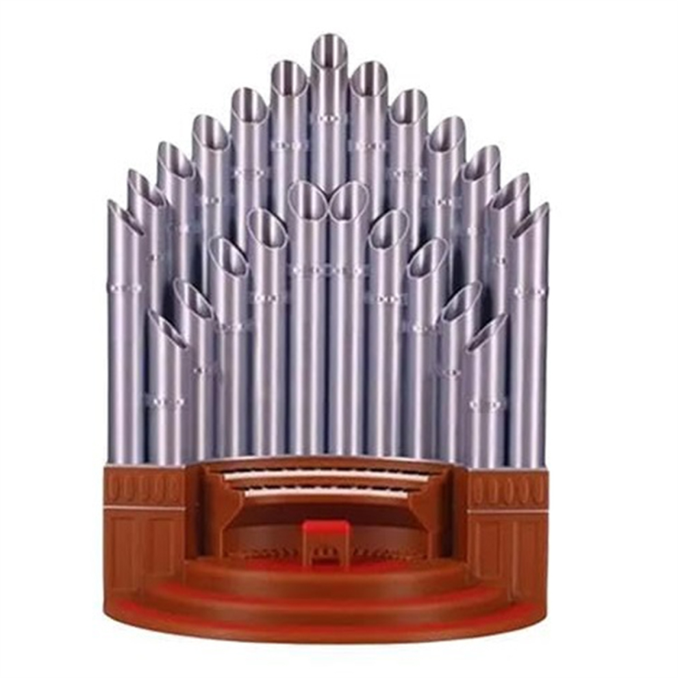 Pot à crayons en forme d'orgue à tuyaux, décoration de bureau amusante, C