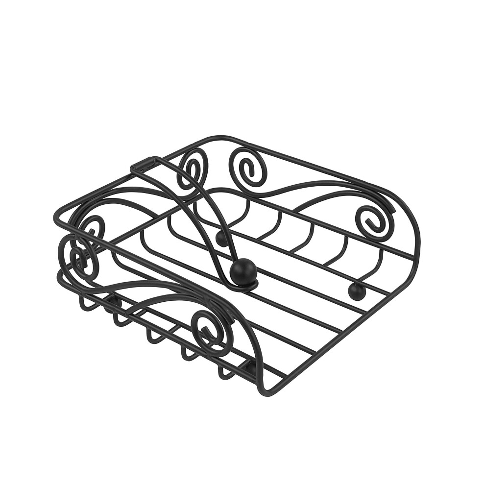 Distributeur de serviettes de table plat lest    Spectrum Diversified Scroll Deco, style traditionnel, en acier robuste, pour cuisine et salle     ma