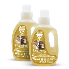 HiMetron Dainty frisk til kæledyr flydende vaskeri detergent 5x ultra koncentreret hårde pletterfjerner langvarig duft (80 fl oz pakke med 2)