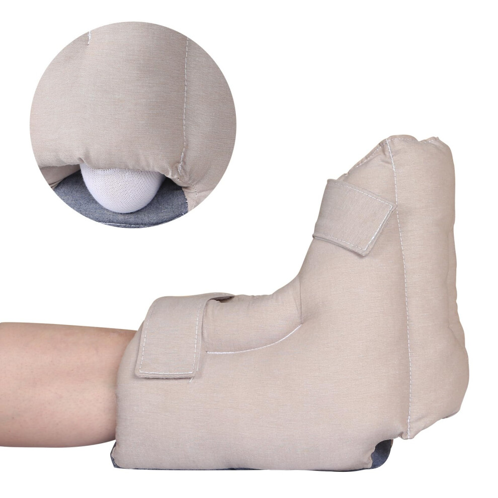 Ez Assistive Heel Protectors For Bed Pressure Sores Foot Boot Pillow Comfort Cushion For Bedridden Patients Remove Bedsores Ankle Booties Pad For Ulc