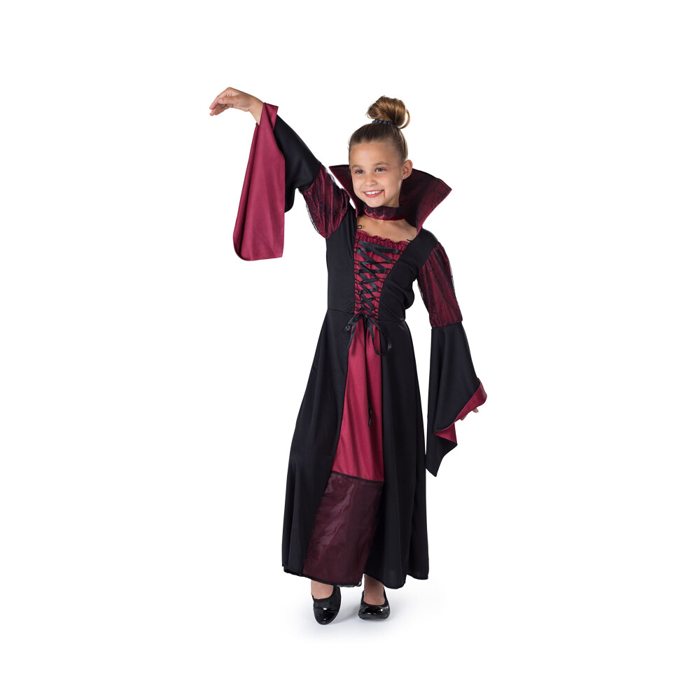Dress Up America Costume Da Vampira Per Bambini - Costume Da Vampiro Per Ragazze - Abito Da Vampiro Di Halloween-image