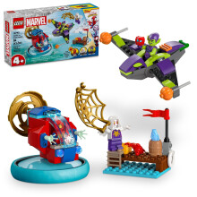 LEGO Marvel Spidey vs. Green Goblin superheldenspeelgoed met Green Goblin-figuur Marvel speelgoed voor jonge superheldenfans Spider-Man speelgoed voo