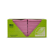 Fresh Towel Foodservice uudelleenkytettvt paperipyyhkeet - 1/4 taitettu 13 x 20 tuumaa - Vaaleanpunainen suoraviivainen kuvio (1 kotelo 200) yleis