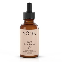 NOOR HAIR Growth Serum van Afrikaanse olijven voor vrouwen en behandeling van haaruitval voor kroeshaar en beschadigd voor dikker en gezonder - Natuu