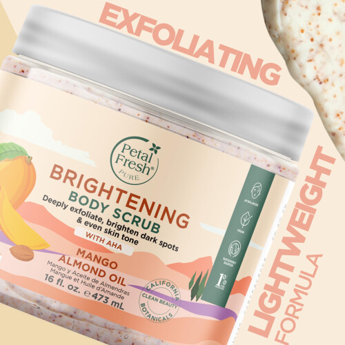 Exfoliante Corporal Iluminador Petal Fresh Mango + Aceite de Almendra 1