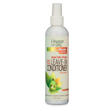 Hawaiian Silky Static-Free Apple Cider Vinegar Leave-in Conditioner 8 fl oz - Zwart ricinusolie-extract voor haargroei - Natuurlijke behandeling Mann