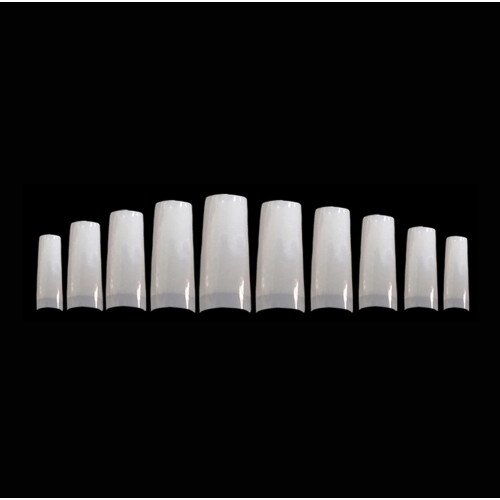 VIVACE Φυσικές Ρόυαλ Σαλον 500 Ψεύτικες Τips Gel Νυχιών, 10 Μεγέθη με Διαφανή Θήκη 2