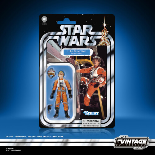 Star Wars STAR WARS The Vintage Collection Luke Skywalker (X-Wing Pilot) Uma nova esperana boneco de ao colecionvel de 3,75 polegadas 1