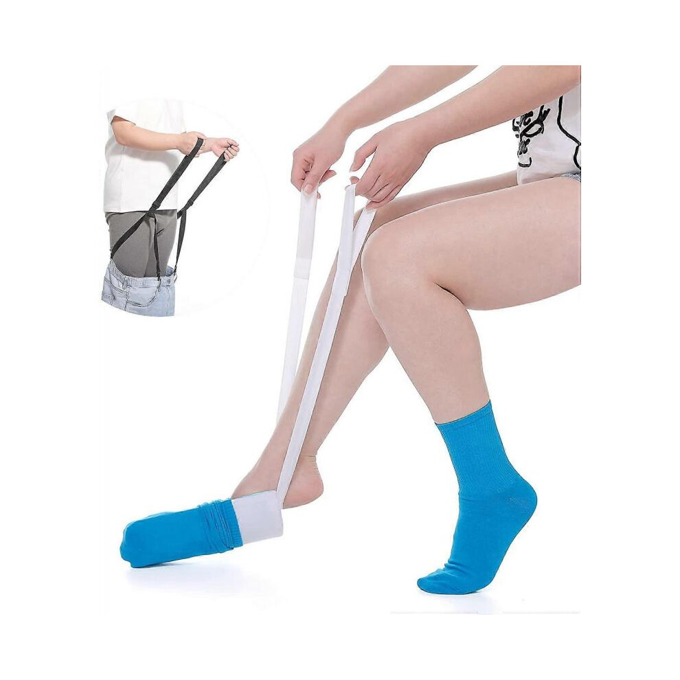 Sock Aid Tool and Pants Assist for Elderly, Disabled,Pregnant, Diabetics - Pulling Assist Device - Socks Helper