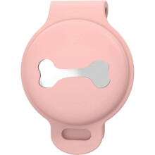 1 Piece for Finder Dog and Cat Collar, Pet Ring Holder, for Apple Locator, Pink