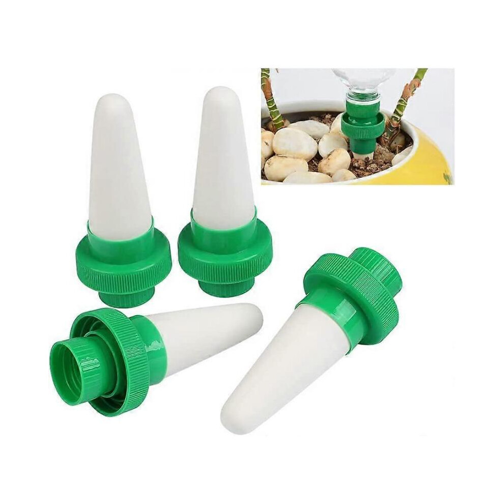 Pack of 4 Holiday Plant Waterers, Flowering Trees, and Self-Growing Plant Waterers for Drip Irrigation