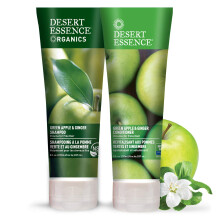 Desert Essence Green Apple & Ginger Shampoo & Conditioner Bundle - 8 Fl Ounce - Volume For Fine Hair - Natural - Deep Moisturizing - Antioxidants