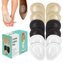ZUCNANA middenvoetkussentjes voor dames (12 stuks) | Bal van voetkussens voor dames hoge hakken | Zachte gelschoeninzetstukken voor verlichting van v