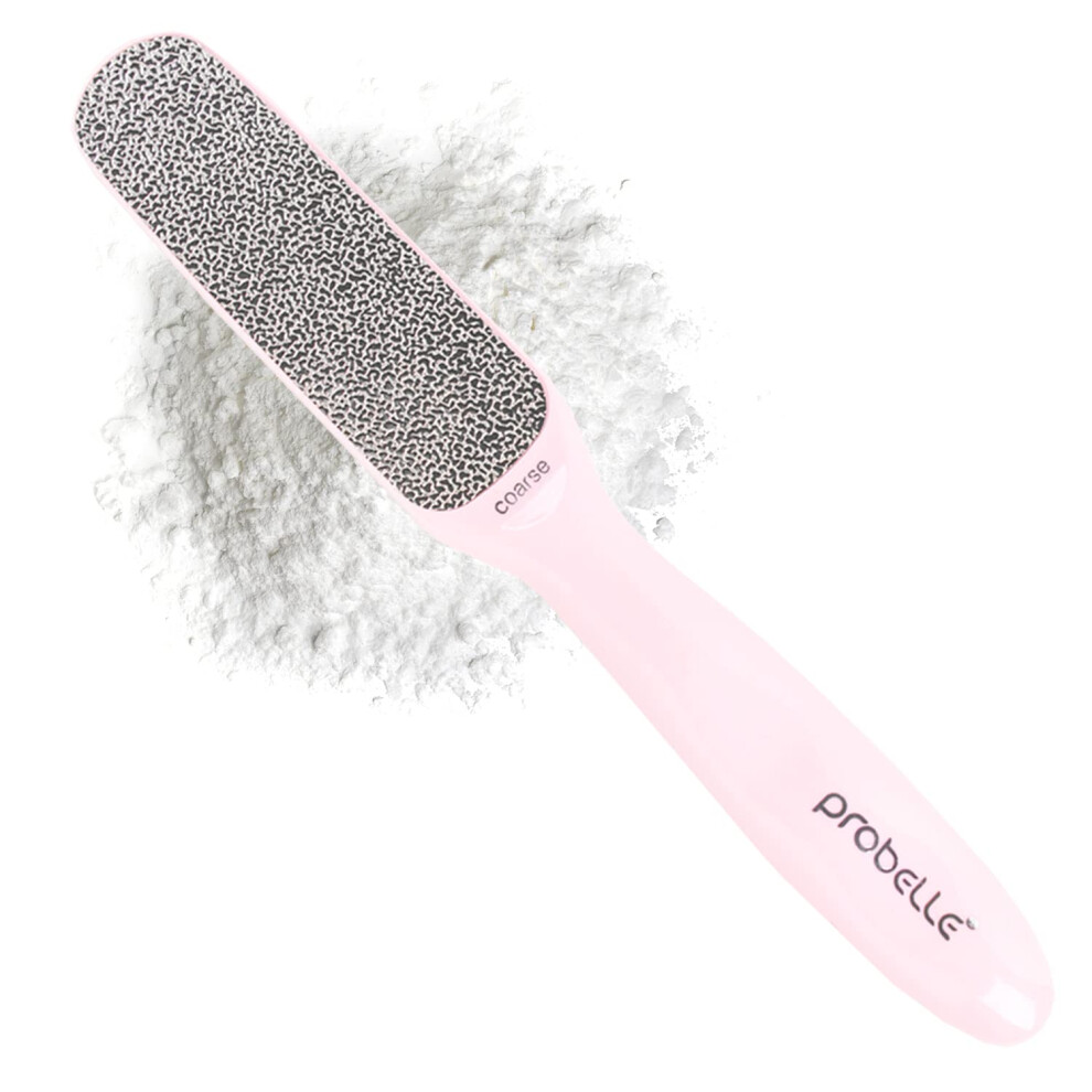 Probelle Double Sided Multidirectional Nickel Foot File Callus Remover - Immediately Reduces Calluses And Corns To Powder For Instant Results Safe To