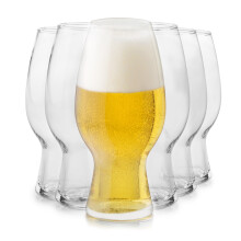Libbey Craft Brews IPA-Bierglser-Set, 6 Stck, transparent, elegantes Pilsner-Bierglser-Set, splmaschinenfest, Craft-Bierglser, IPA-Geschenke fr
