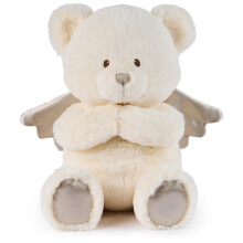 GUND Baby Angel Bear ze skrzydlami Duchowy mis z dzwonkiem Zabawka sensoryczna dla niemowlat i noworodkw Bialy 9