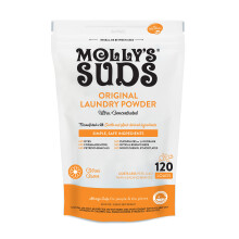 Molly's Suds Original Laundry Detergent Powder | Natural Laundry Detergent Powder for Sensitive Skin | Earth-Derived Ingredients Stain Fighting | 120