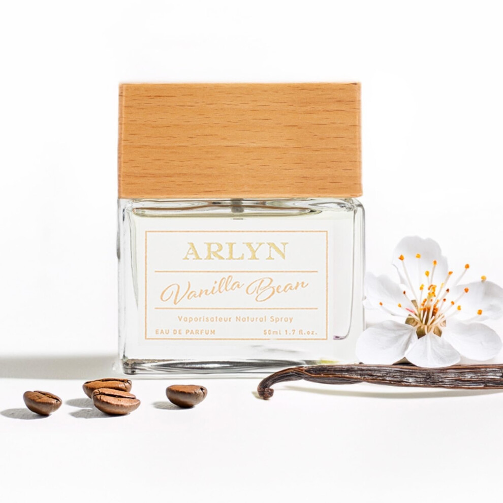 Eau de parfum à la vanille ARLYN inspirée du parfum Black Opium d'Ys .l pour femme, parfum de luxe - Vegan, sans cruauté et respectueux de l'envi