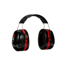 3M Standard Earmuffs Black/Red Over The Head