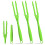 Extendable Duster Mop Handle - Compatible with Refill Detachable and Replaceable - Includes 3pc Extended Handles (3 Green) 1