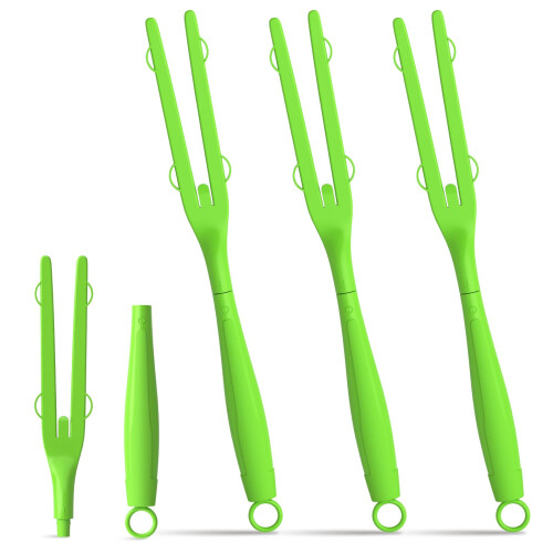 Extendable Duster Mop Handle - Compatible with Refill Detachable and Replaceable - Includes 3pc Extended Handles (3 Green)
