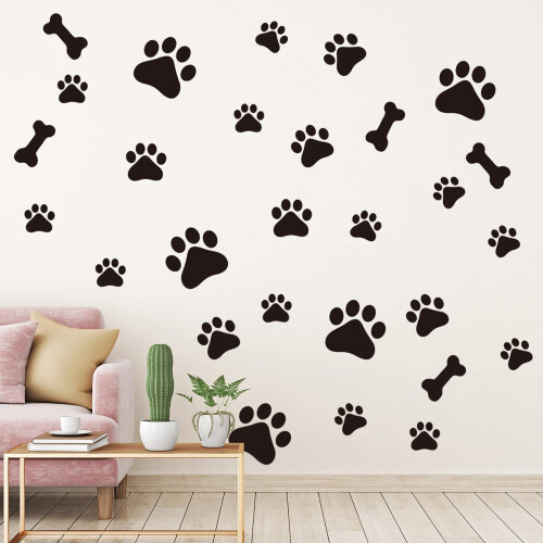 144 Pegatinas Decorativas Para Perros Pegatinas Con Huellas De Patas