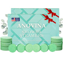 Anovina 12XL Eukalyptus-Duschdampfer     Hergestellt in den USA mit Menthol fur die Aromatherapie. Ein perfektes Valentinstagsgeschenk fur Frauen u