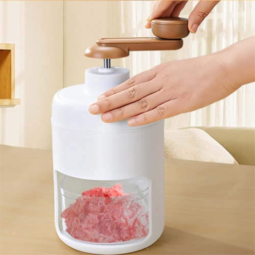 Home Manual Shaved Ice Machine Hausgemachter Hagel-Eisbrecher Quick Ice 2