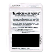 Samson Hair Fibers για Αραίωση Μαλλιών - 100% Φυσική Συνταγή - Καλύπτει Απώλεια Μαλλιών Άμεσα