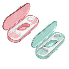 LIAMOSS Draagbare Tandzijde Picks 2 Case-Professioneel Geen Versnippering Floss Sticks-Perfect voor Reizen Schone Tanden Gereedschappen-Ultra Kleine