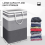 2PCS Large Laundry Basket, Waterproof,Freestanding Laundry Hamper 75L 5