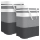 2PCS Large Laundry Basket, Waterproof,Freestanding Laundry Hamper 75L 1