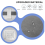 2PCS Large Laundry Basket, Waterproof,Freestanding Laundry Hamper 75L 3