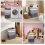 2PCS Large Laundry Basket, Waterproof,Freestanding Laundry Hamper 75L 2
