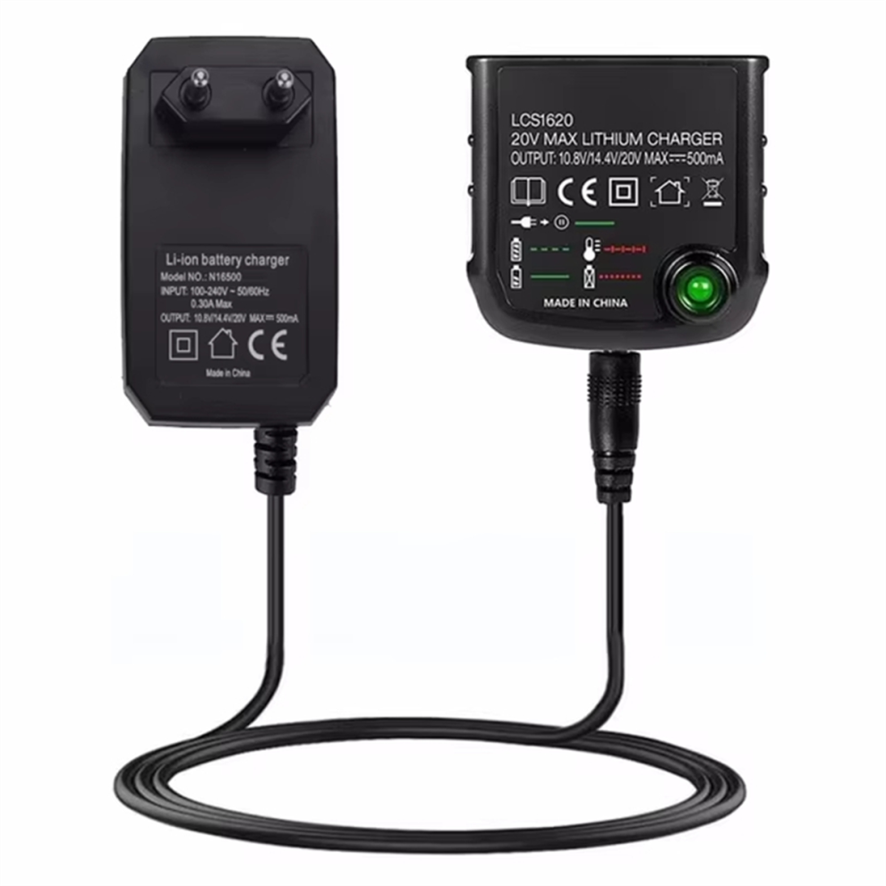Chargeur de batterie au lithium LCS1620 pour prise noire et européenne