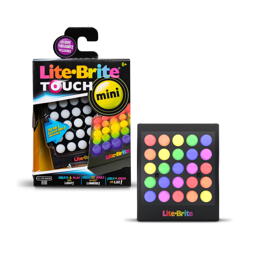 Lite Brite Mini Touch Create Art With Light Enhances Creativity Gift For Girls And Boys Ages 6+
