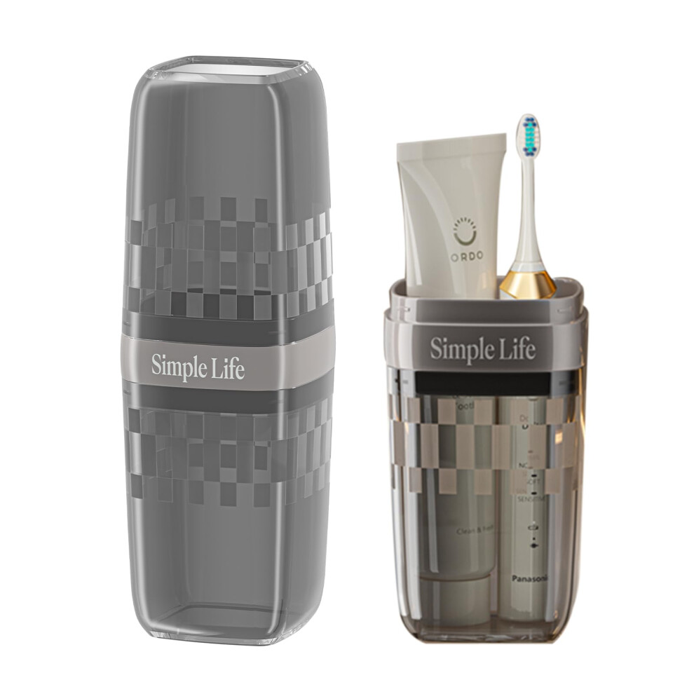 Zzfengkr Travel Toothbrush Cup Toothbrush Holder With Cover Portable Travel Toothbrush Holder Toothbrush Case And Carrier For Bathroom School Business Trip