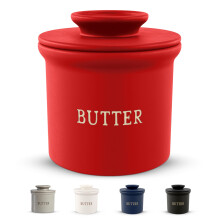 Kook Boterpot met Deksel Zachte Smeerbare Boter Keramische Franse Boterhouder om op het aanrecht te laten staan ??met Waterlijn Botervloot Huis- en K