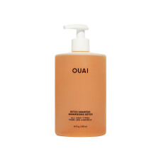 OUAI Detox Shampoo - Kirkastava shampoo kertyneelle lialle, ljylle ja kovalle vedelle - Omenaviinietikkaa ja keratiinia puhtaille ja virkistynei