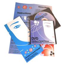 Exerccios faciais da Carolyn's Facial Fitness - Pacote econmico com DVD