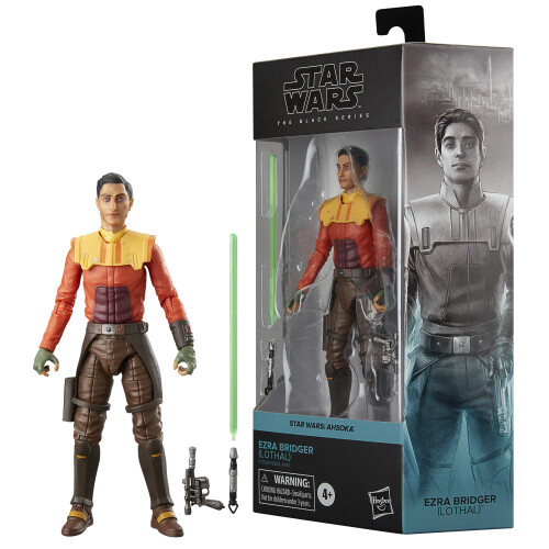 Star Wars Star Wars The Black Series Ezra Bridger (Lothal) Star Wars: Ahsoka bonecos de ao de 6 polegadas com 4 anos ou mais