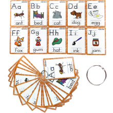 26 Alphabet Flash -kort til børn | 26 BREV FLASH -kort Perfect til børnehave til børnehagelærer/autisme terapeuter værktøjer
