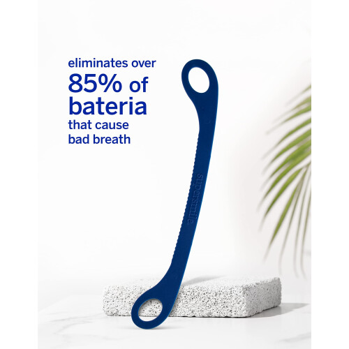 Supersmile Ripple Edge, puliscilingua ergonomico e riutilizzabile, confezione da 3 1