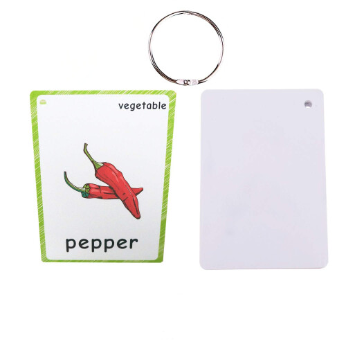 Conjunto de tarjetas de flash de frutas y verduras para nios pequeos ...