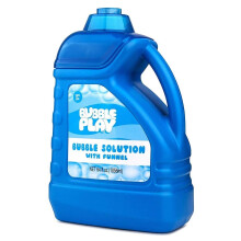 Bubble Play 1 Pack 64-Ounce Bubble Solution - Gratis Big Bubble Wand & Easy Pour-fles voor leuke bubbelmachines - PASEN - Navullingen Bruiloften Verj