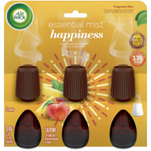 Air Wick Essential Mist Refill 3ct Happiness esenciln oleje do osveovace vzduchu